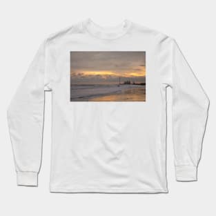 January on a Northumbrian beach. Long Sleeve T-Shirt